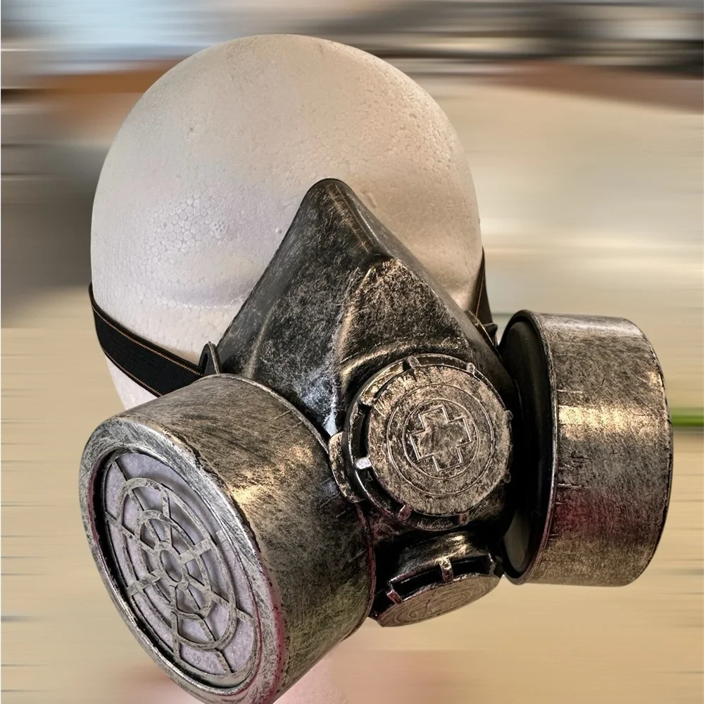 Steampunk Mask - Silver & Black. Halloween mask
